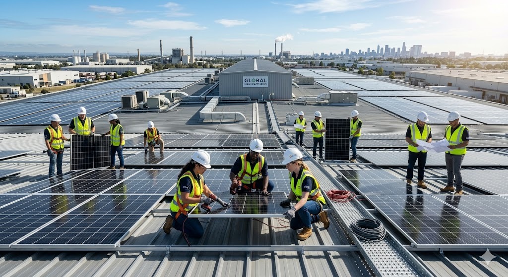 Industrial Solar Installation